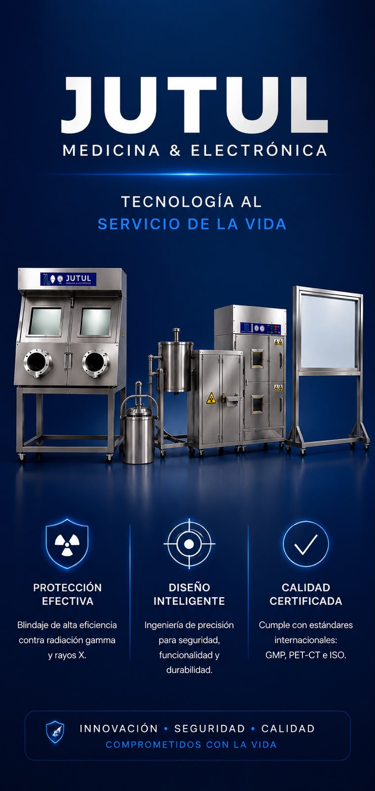 JUTUL Medicina & Electrónica - Ingeniería y Equipamiento para Medicina Nuclear y Radioterapia